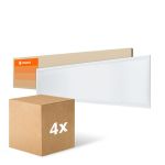 Multipack 4x Ledvance LED Panel Compact Aluminium White 33W 3630lm - 840 Cool White | 120x30cm