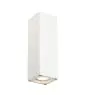 SLV Theo Up/Down Wall Light Aluminium White | IP44 - Outdoor - Suitable for 2x GU10 Max. 35W - Dimmable